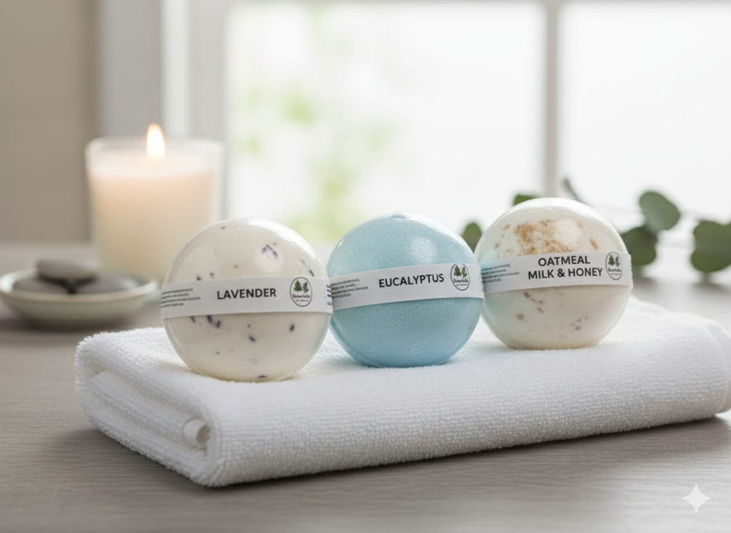 Handmade Vegan Bath Bomb Gift Set