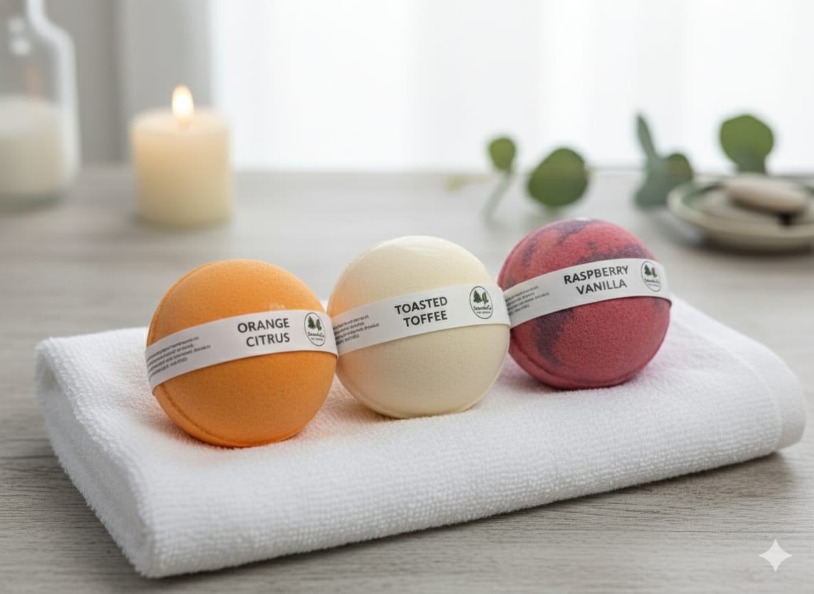 Handmade Vegan Bath Bomb Gift Set